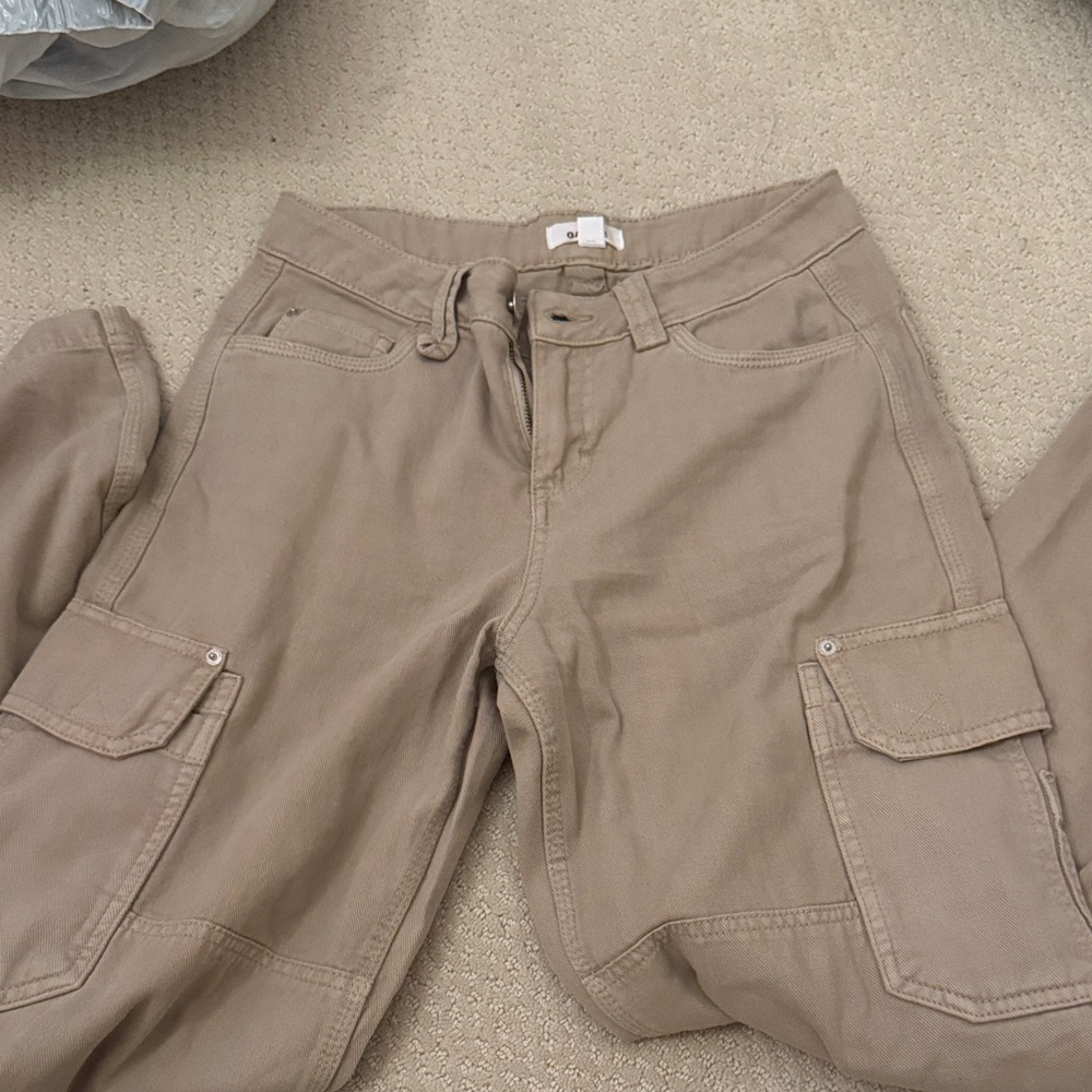Garage Beige Cargo Pants